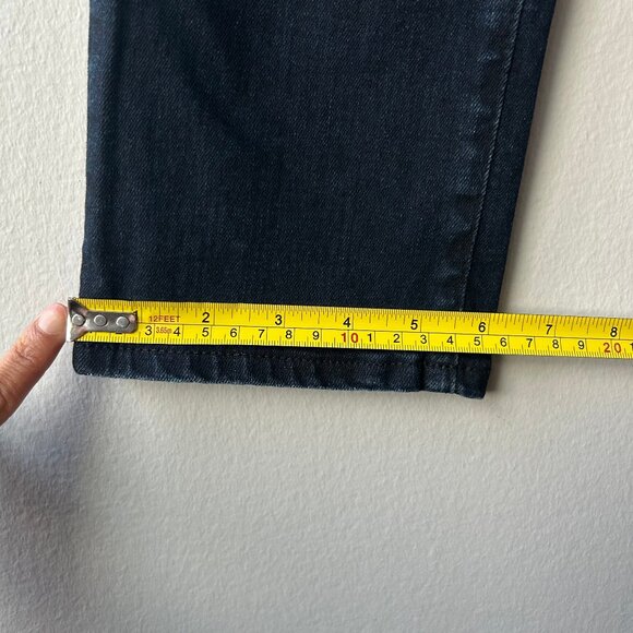 AG Jeans Women's Mari High Rise Slim Straight Aged Denim Blue Dark Wash Size 27 - Picture 8 of 10